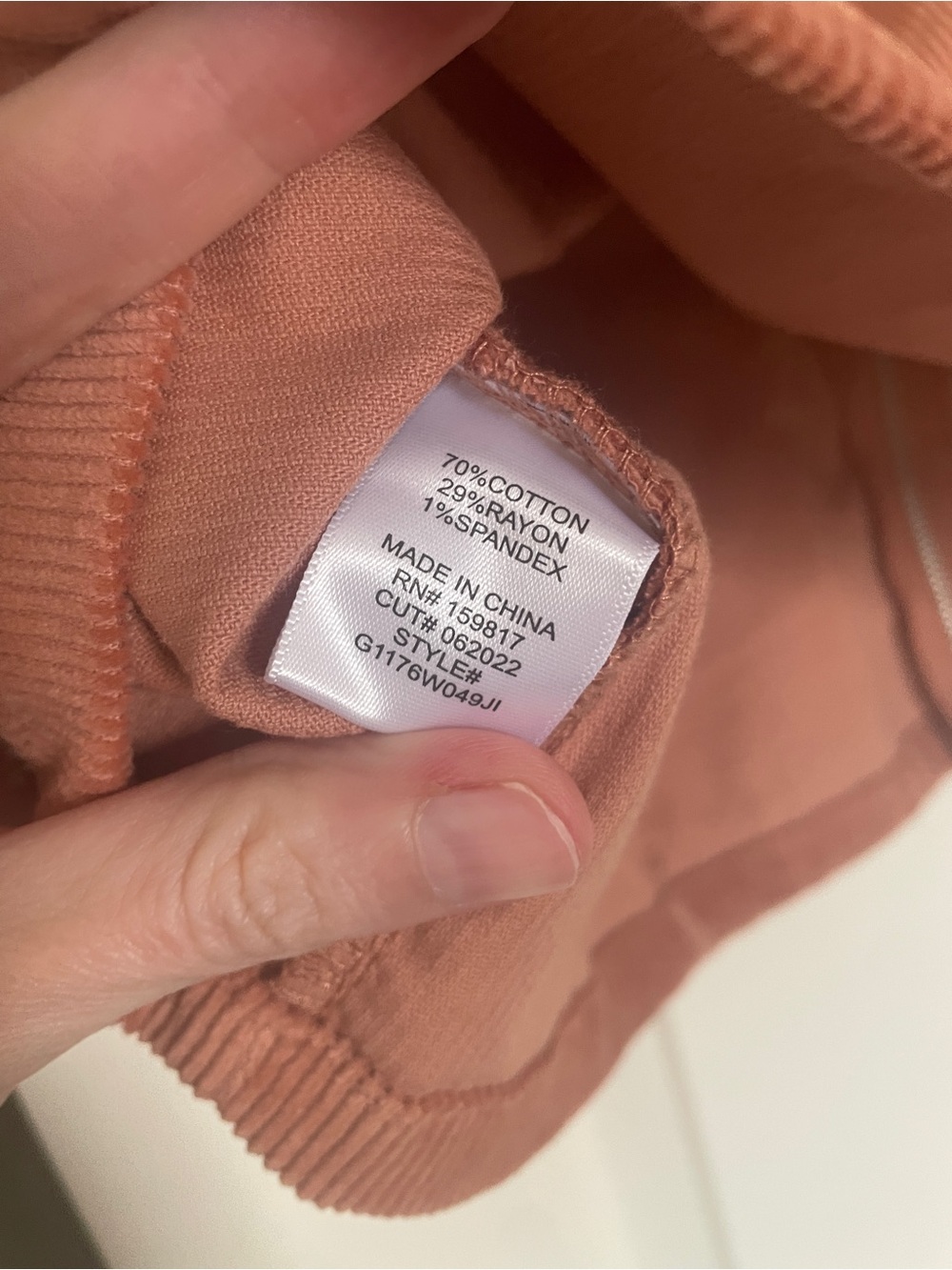 🤎 Altar’d State Corduroy Front-Zip Mini Skirts - Rust and Chocolate 🤎 - Picture 10 of 12